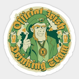Official Irish Drinking Team Sticker